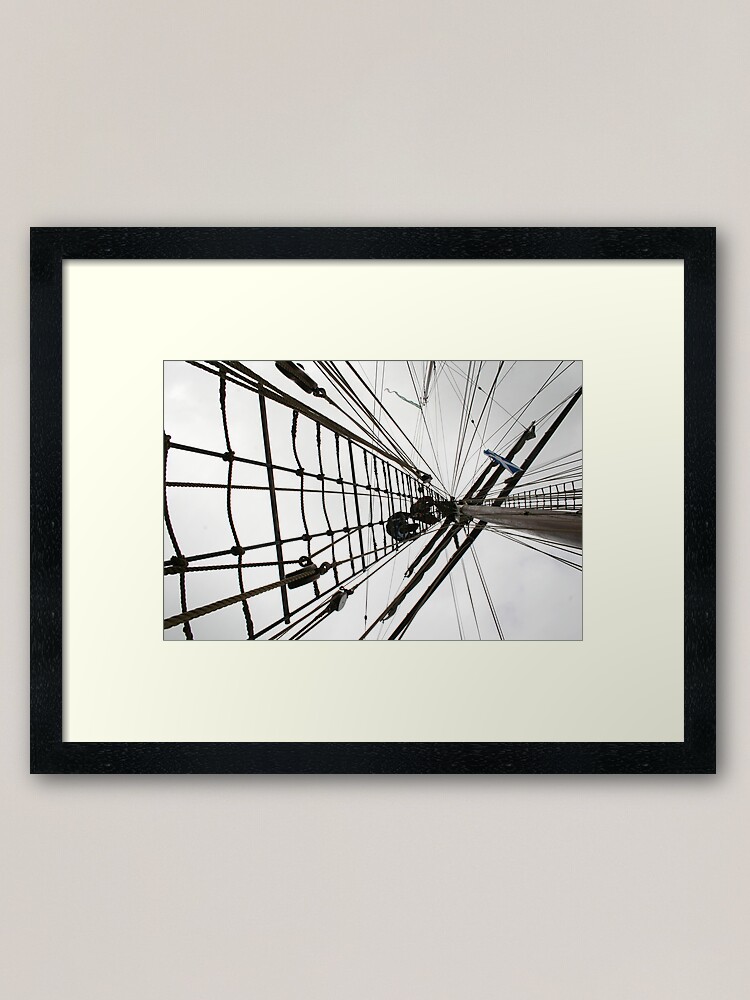 Alternate view of Climbing High Framed Art Print
