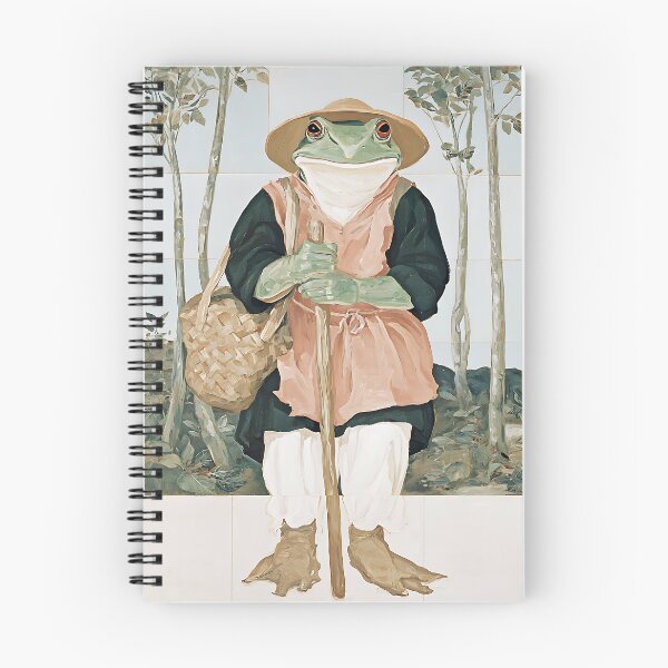 Item preview, The Cozy Cottagecore Frog designed and sold by bapupa.
