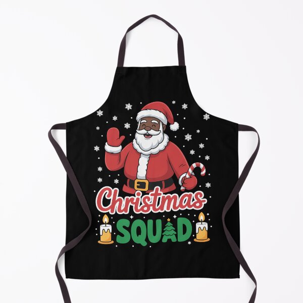 Item preview, Christmas Squad Santa Afro Man Proud Black African American designed and sold by tabdejinti.