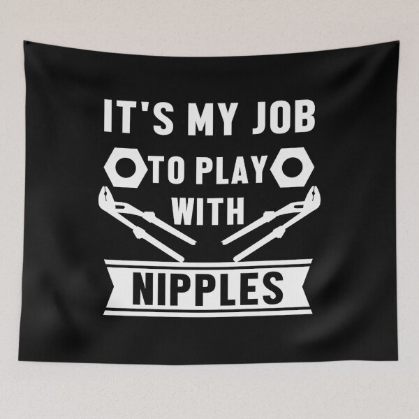 Item preview, My Job Play With Nipples Plumber Plumbing 	 Thomas Larch Transparent	 designed and sold by vmckhqus91.