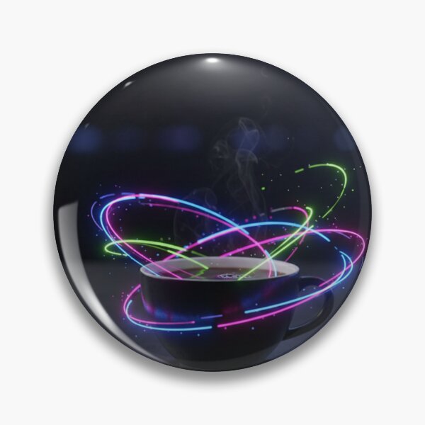 Item preview, Electrifying Neon Coffee Swirl designed and sold by tounm.