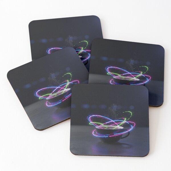 Item preview, Electrifying Neon Coffee Swirl designed and sold by tounm.
