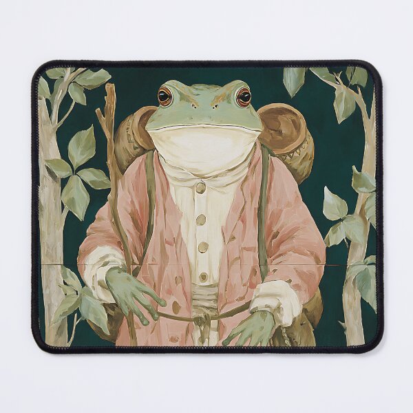 Item preview, The Whimsical Cottagecore Frog designed and sold by bapupa.