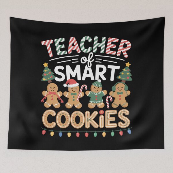 Item preview, Christmas Teacher Of Smart Cookies Funny Cute Gingerbread designed and sold by tabdejinti.