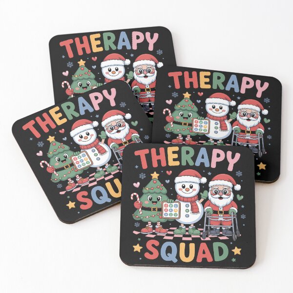 Item preview, Christmas Therapy Squad SLP OT PT Therapy Team Santa Snow designed and sold by tabdejinti.