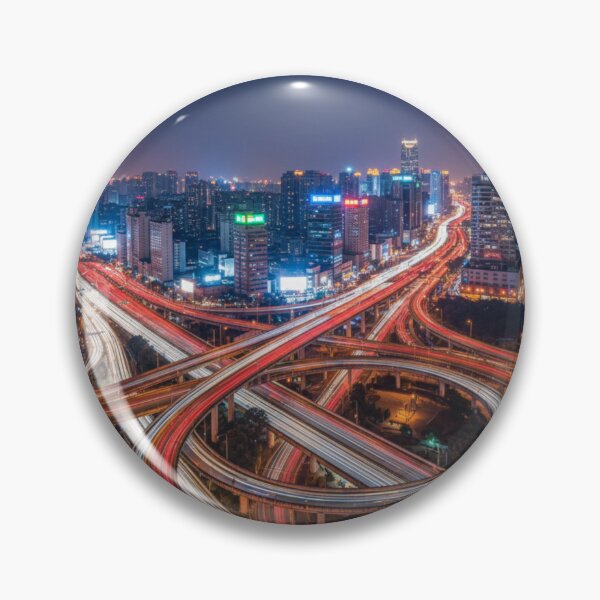 Item preview, Urban Pulse: Night Road Light Trails designed and sold by tounm.