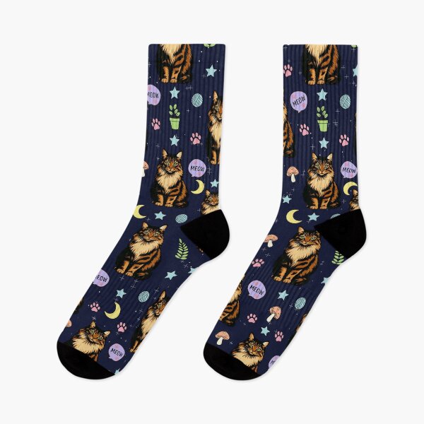Item preview, Majestic Ragdoll Cat | Celestial Night Portrait & Pattern designed and sold by blaze_art.