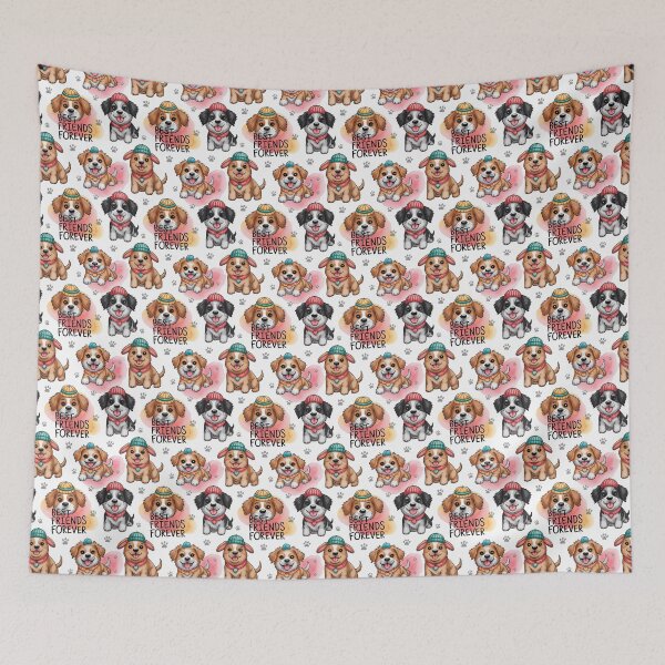 Item preview, Cute Puppies Friends Forever Pattern designed and sold by VivianBKL.