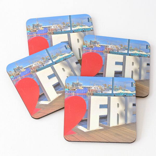 Item preview, I LOVE FREO - Fishing Harbour Fremantle WA 2025 designed and sold by Colin  Williams Photography.