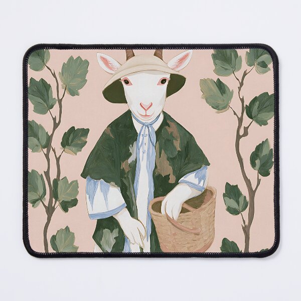 Item preview, The Cozy Cottagecore Goat designed and sold by bapupa.