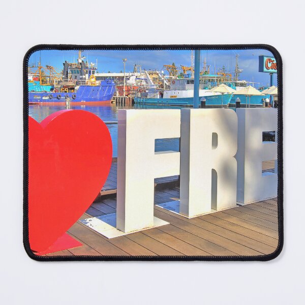 Item preview, I LOVE FREO - Fishing Harbour Fremantle WA 2025 designed and sold by Colin Williams Photography.