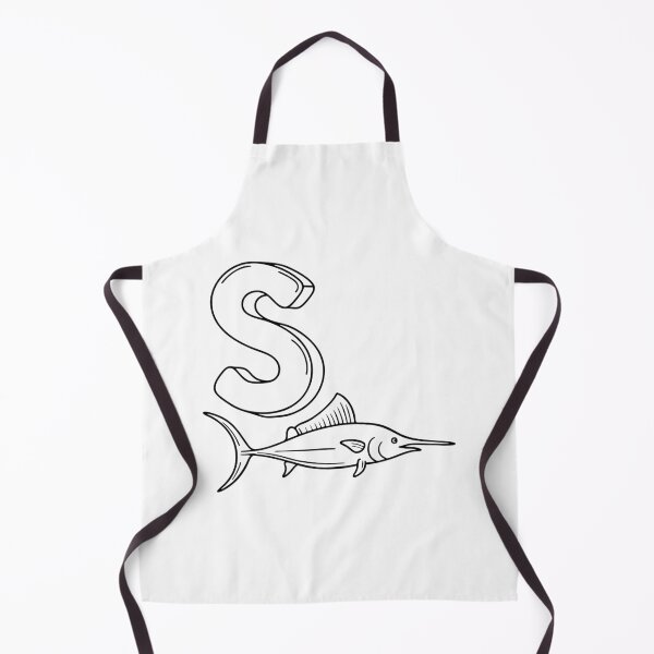 Item preview, An illustration of letter S stand for Swordfish designed and sold by rasagamastore.