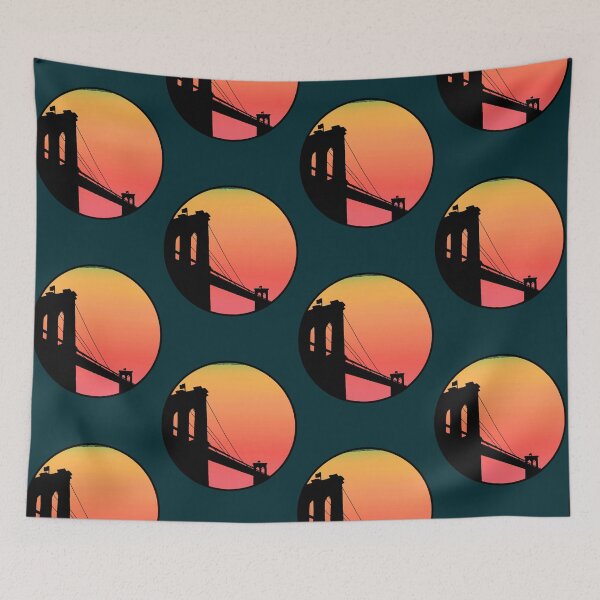 Item preview, Brooklyn Bridge Sunset designed and sold by SEMIOTIC70.