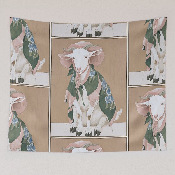 Item preview, Charming Cottagecore Goat designed and sold by bapupa.