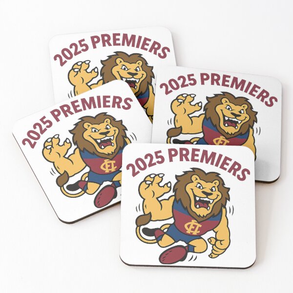Artikelvorschau, 2025 Premiers Retro Brisbane Lions AFL entworfen und verkauft von chimney001.