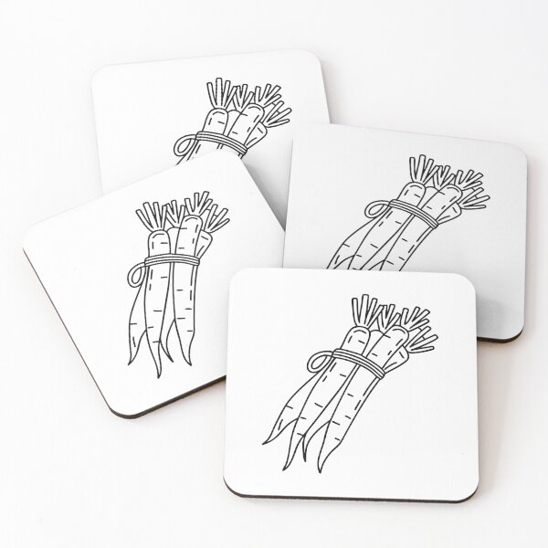 Item preview, A bunch of fresh salsify roots tied with twine designed and sold by rasagamastore.