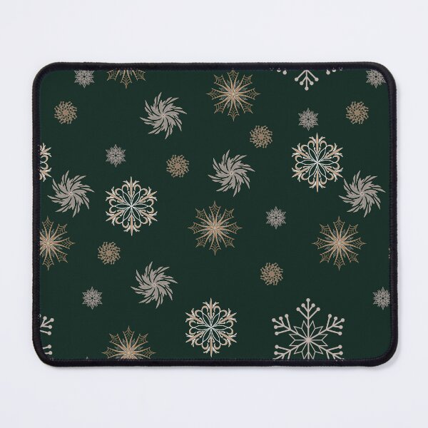 Item preview, Snowflakes Dark Green designed and sold by Born2Be3.