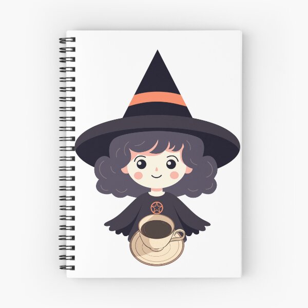 Item preview, Coffee Witch Illustration | Cute Witch with Coffee Art designed and sold by NatFil.