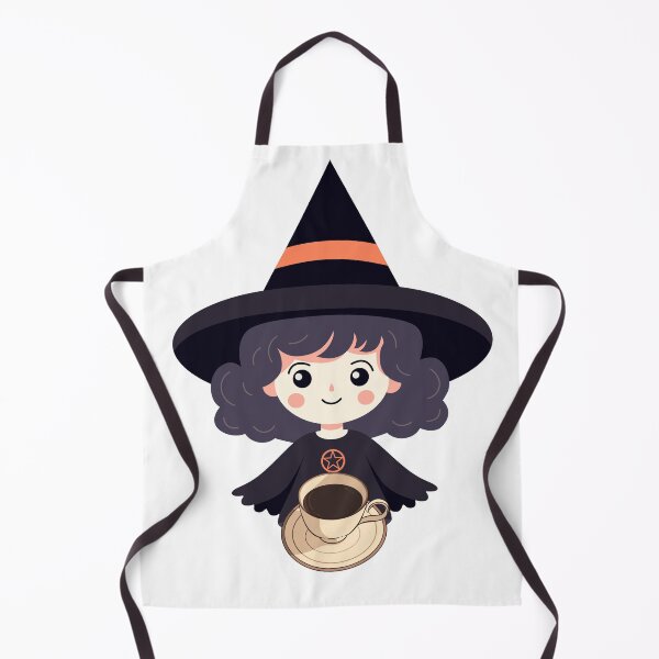 Item preview, Coffee Witch Illustration | Cute Witch with Coffee Art designed and sold by NatFil.