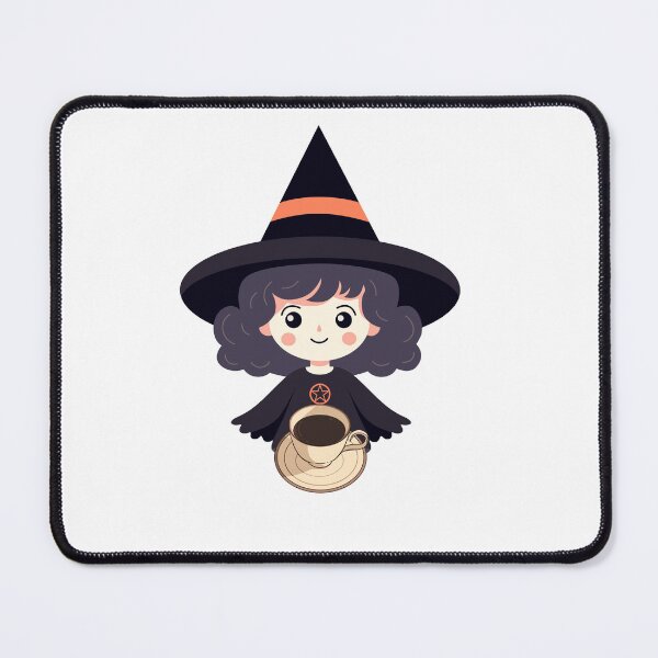 Item preview, Coffee Witch Illustration | Cute Witch with Coffee Art designed and sold by NatFil.