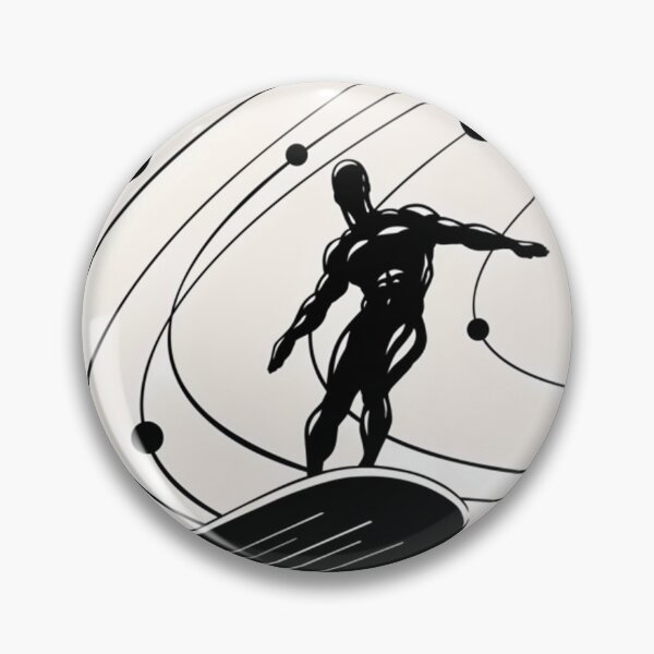 Artikelvorschau, Silver Surfer Minimalistisches Weiß entworfen und verkauft von Arthumith.