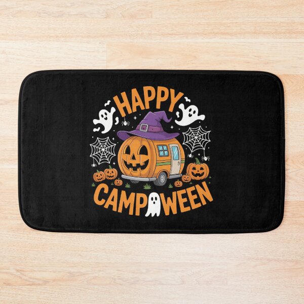 Item preview, Happy Halloween Camping Ghost Campfire designed and sold by WalshDrawnLaugh.
