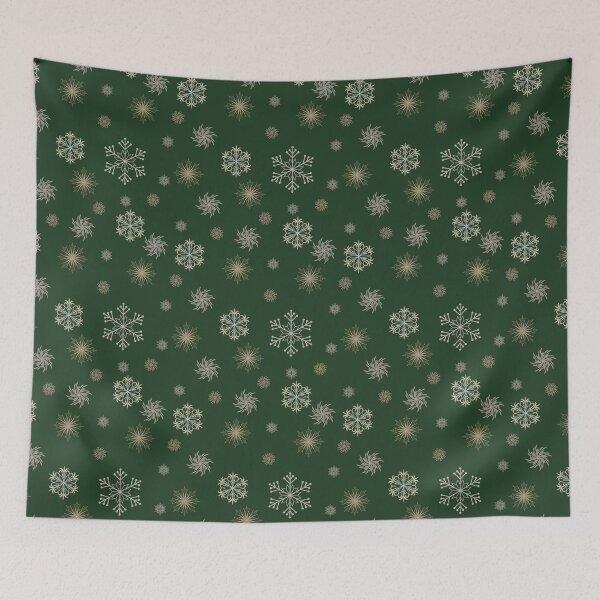 Item preview, Snowflakes Green designed and sold by Born2Be3.