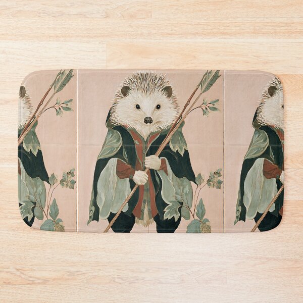Item preview, Whimsical Cottagecore Hedgehog designed and sold by bapupa.