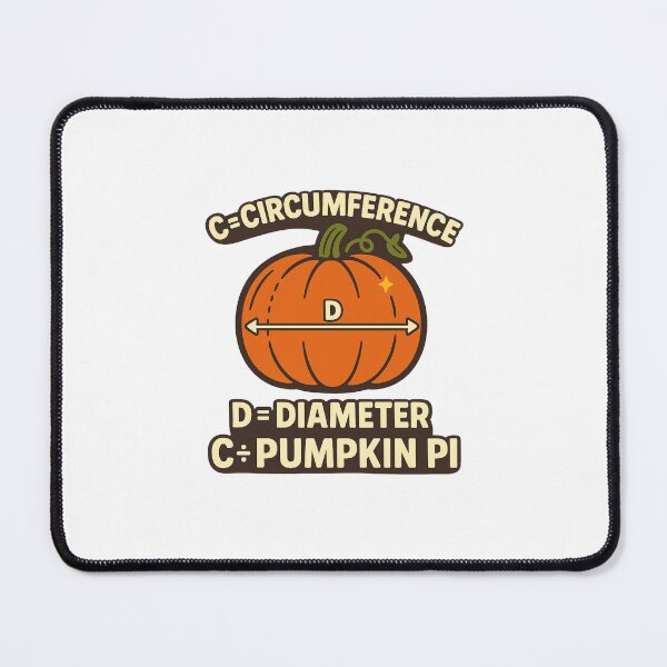 Item preview, Pumpkin Pi Funny Halloween Math Pun – Geeky Pumpkin π Design designed and sold by DailyDrivesct.