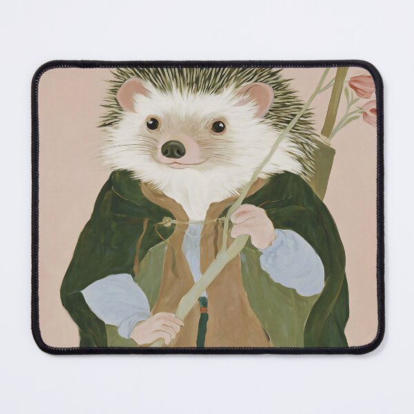 Item preview, Charming Cottagecore Hedgehog designed and sold by bapupa.