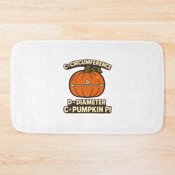 Item preview, Pumpkin Pi Funny Halloween Math Pun – Geeky Pumpkin π Design designed and sold by DailyDrivesct.