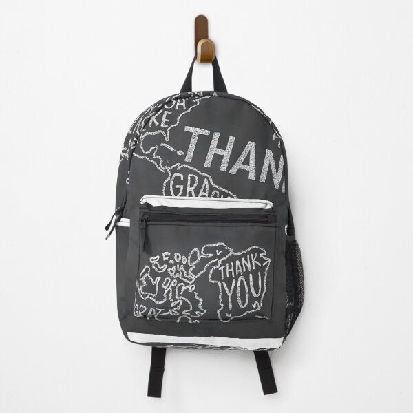 Item preview, World Map of Thanks – Chalkboard Style Teacher Appreciation Gift designed and sold by WhisperFrame.
