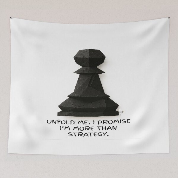 Item preview, Unfold Me. I Promise I’m More Than Strategy. (Variant) designed and sold by PawnShiftGoods.