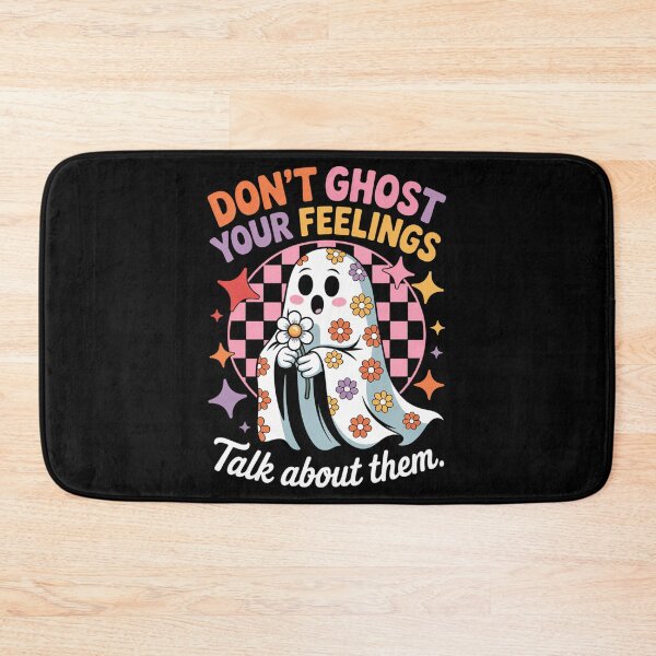 Item preview, Mental Health Halloween Ghost designed and sold by WalshDrawnLaugh.