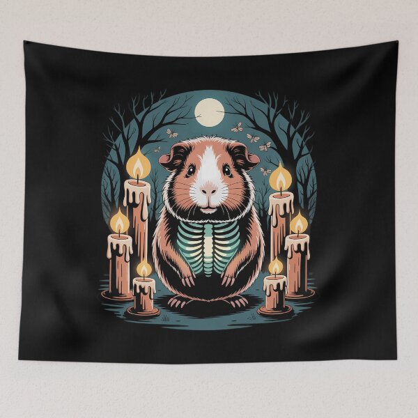 Item preview, Cool Guinea Pig Skeleton Halloween Christmas Birthday designed and sold by BiellaSar.