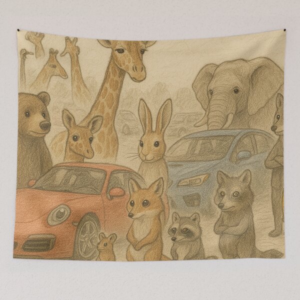 Item preview, The Wild Car Meet designed and sold by ThisGuysCraft.