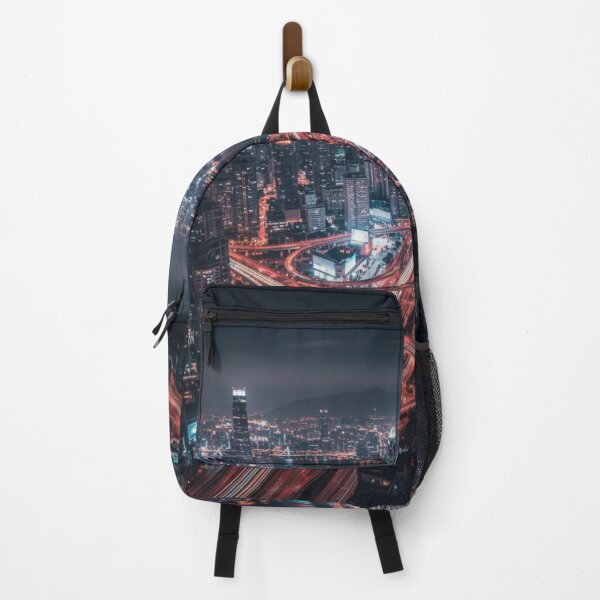 Item preview, Dynamic City Night: Urban Light Trails designed and sold by tounm.