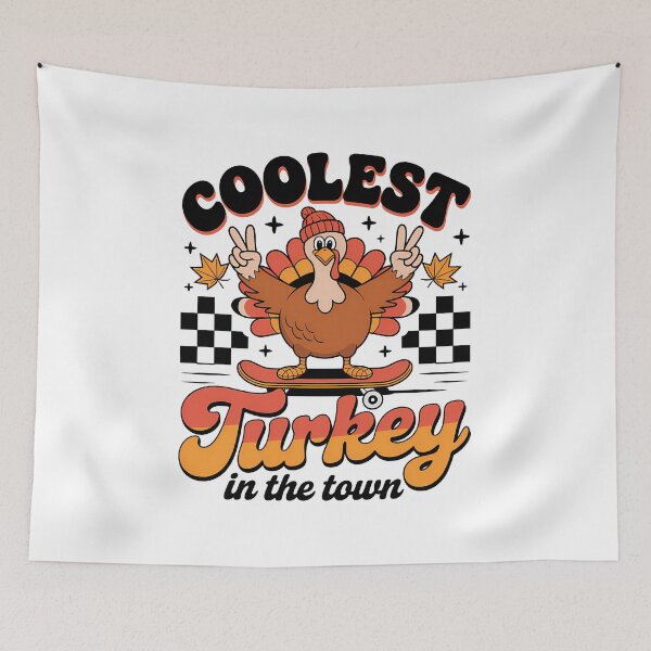 Item preview, Coolest Turkey In Town Toddler Thanksgiving Day Fall Autumn designed and sold by BiellaSar.
