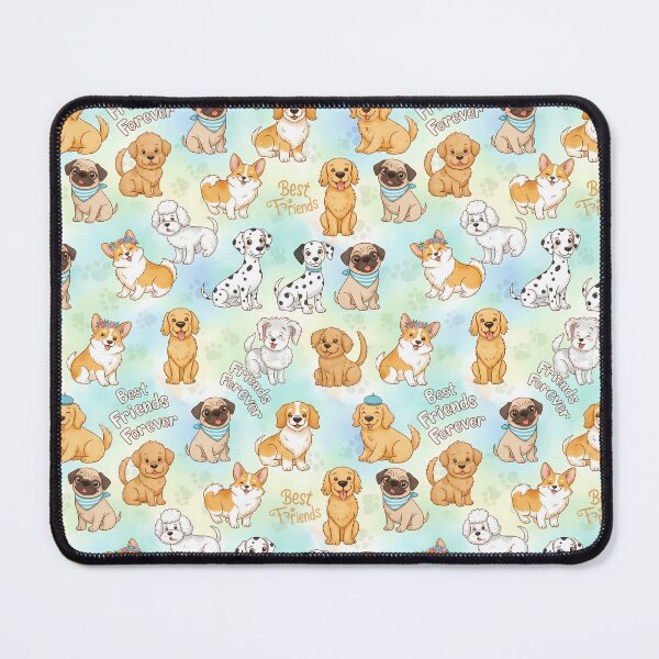 Item preview, Cute Dog Breeds Best Friend Forever Pattern designed and sold by VivianBKL.