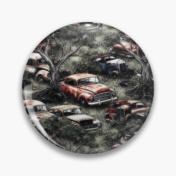 Item preview, Old, Vintage, Retro Junk, Cars in Seamless Pattern designed and sold by Huskyyy Designs.
