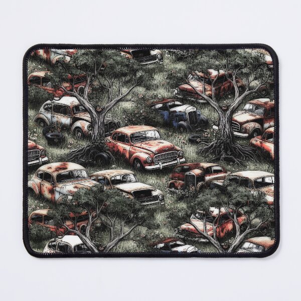 Item preview, Old, Vintage, Retro Junk, Cars in Seamless Pattern designed and sold by Huskyyy Designs.