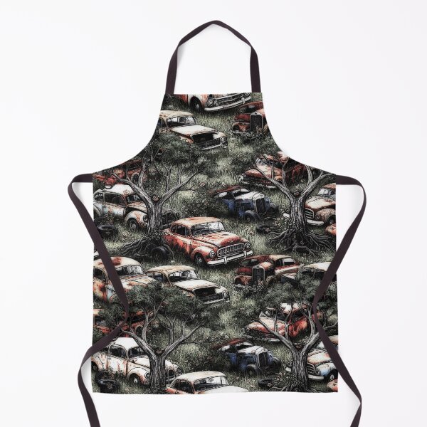 Item preview, Old, Vintage, Retro Junk, Cars in Seamless Pattern designed and sold by Huskyyy Designs.