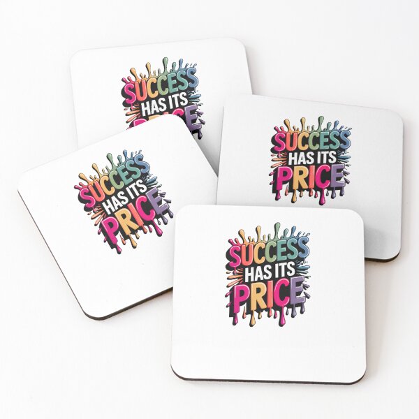 Item preview, Success Has Its Price Colorful Dripping Typography Design designed and sold by Selora1.