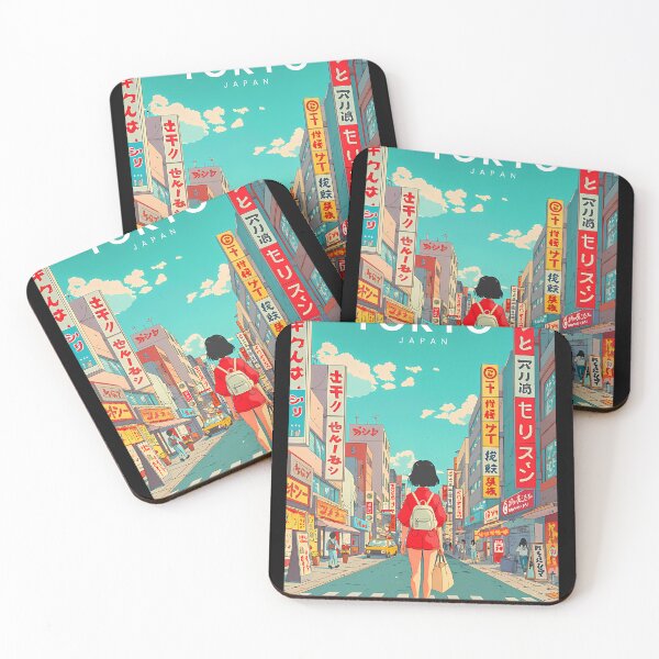 Item preview, 80S Anime Girl Exploring Tokyo designed and sold by Arthumith.