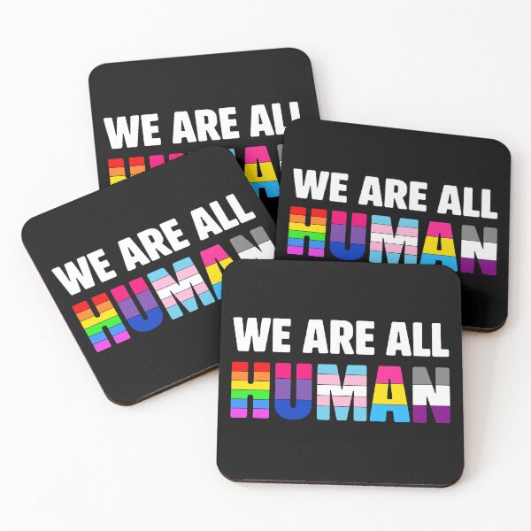 Item preview, WE ARE ALL HUMAN Flag LGBT Pride designed and sold by KarimSoCute.