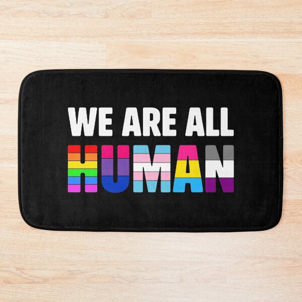 Item preview, WE ARE ALL HUMAN Flag LGBT Pride designed and sold by KarimSoCute.