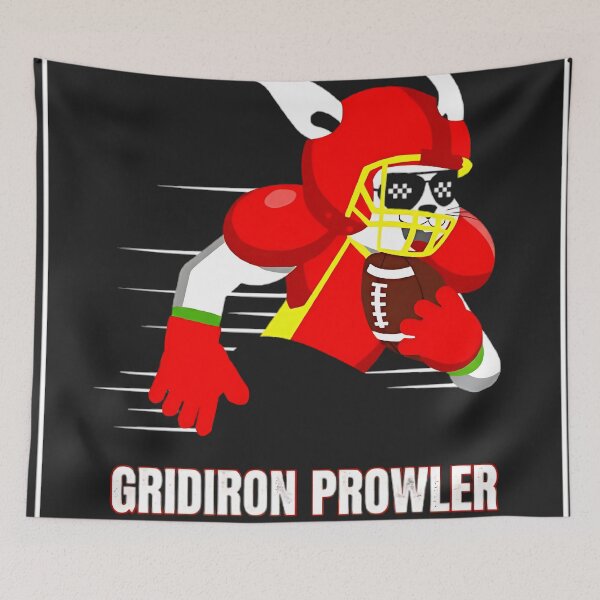 Item preview, Gridiron Prowler – Funny Football Touchdown King Meme Design designed and sold by GeorgePaynea.