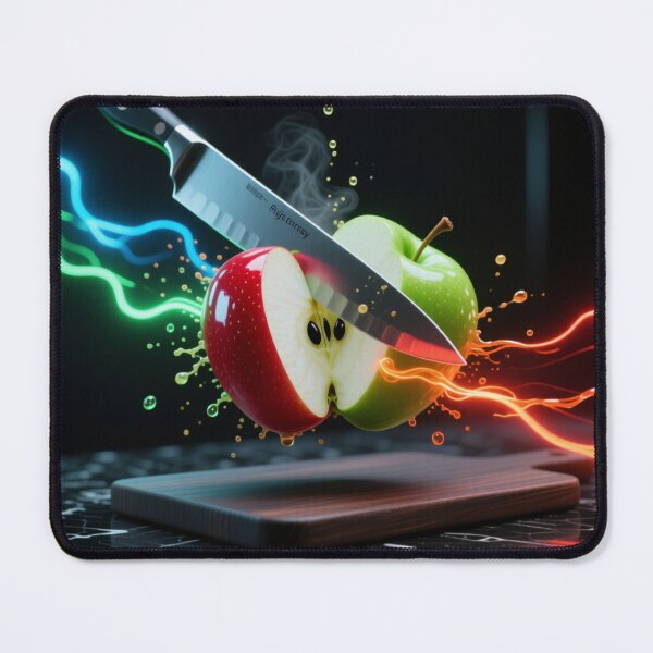Item preview, Electric Apple Slice Neon Fusion designed and sold by tounm.