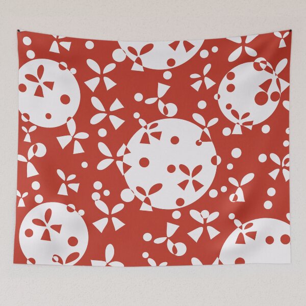 Item preview, Christmas Bell Pattern Design - Red White Seamless Decoration designed and sold by Vac1.