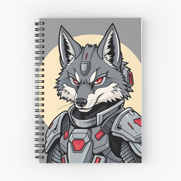 Item preview, Cyber Wolf Warrior in Futuristic Armor designed and sold by JavisSRDesign.